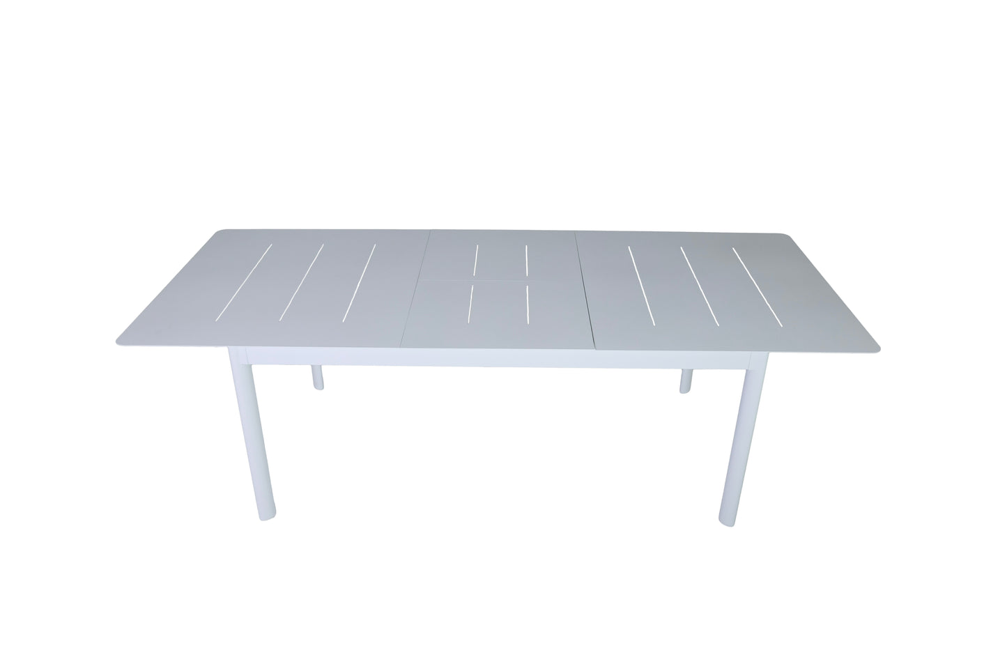 Outdoor Folding Dinning Table & Chair Set - White (Seater 6-8)