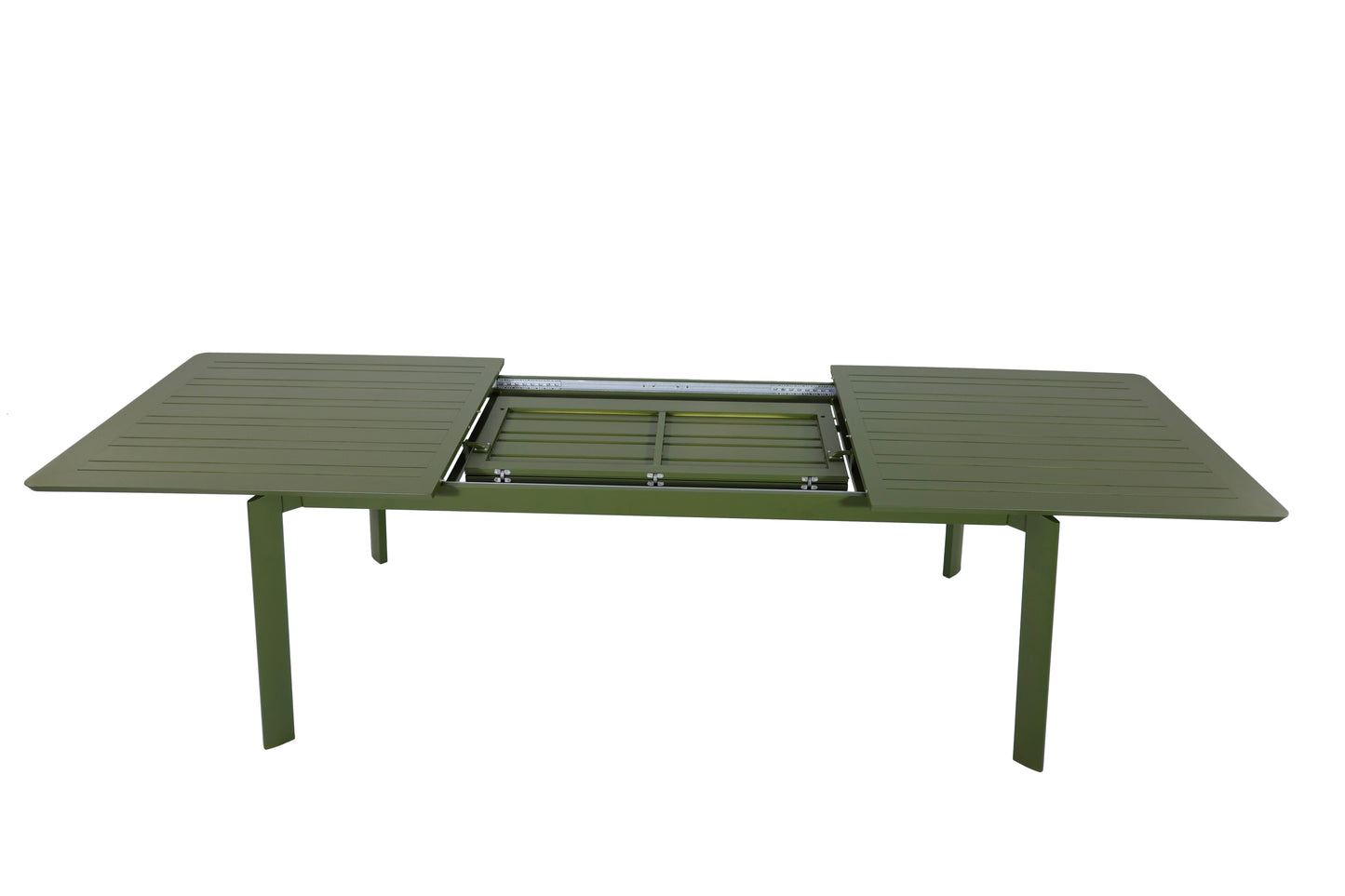 Outdoor Folding Dinning Table & Chair Set - Green (Seater 8-10)