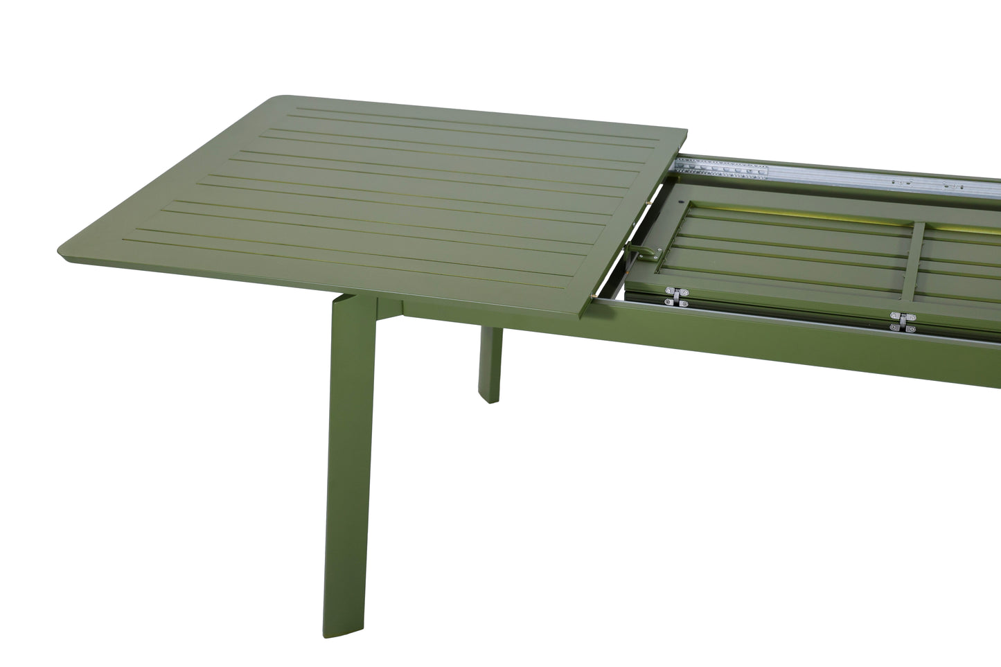 Outdoor Folding Dinning Table & Chair Set - Green (Seater 8-10)